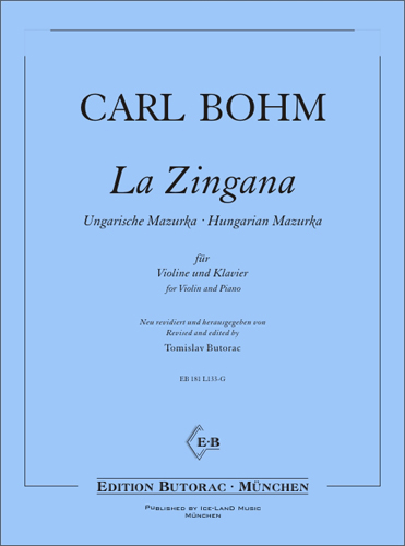 Cover - Bohm, La Zingana - Hungarian Mazurka